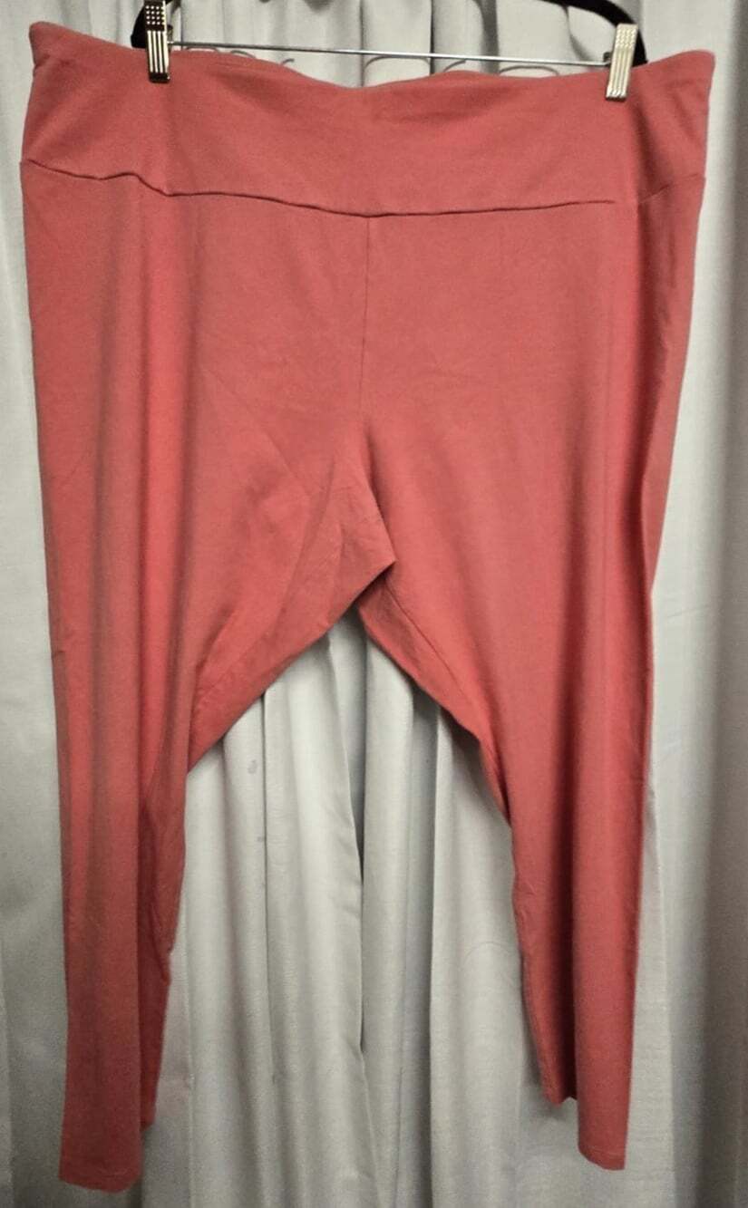 AVA & VIV Women's Plus Size 3X Pull-On Yoga Leggings 28.5" Inseam